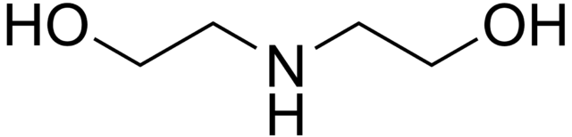 Diethanolamine chemical structure