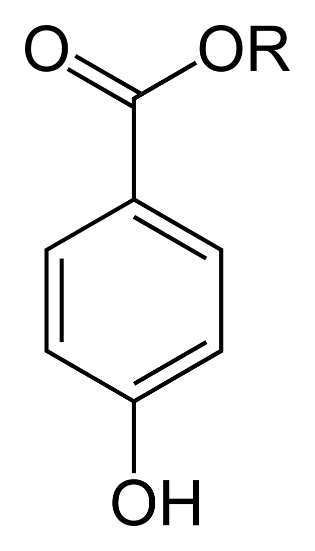 Paraben chemical structure