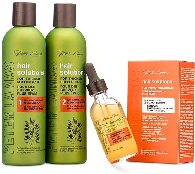 Hair Solutions Energizing Shampoo, Conditioner & Serum Set - Peter Lamas