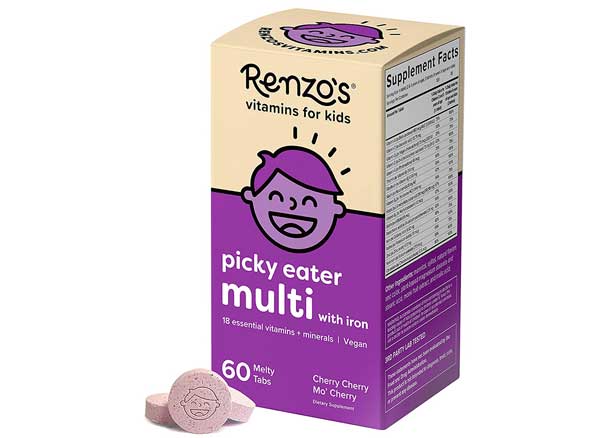 Dissolvable Vegan Vitamins for Kids - Renzo