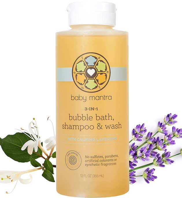 3-in-1 Bubble Bath, Shampoo and Body Wash - Baby Mantra
