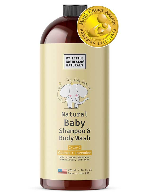 Baby Shampoo, Gentle Head-To-Toe 2-in-1 Baby Soap, Baby Shampoo and Body Wash - My Little North Star