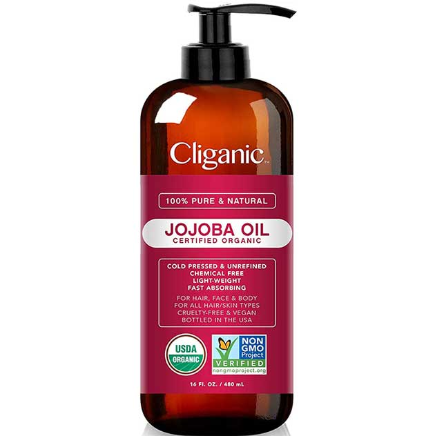 100% Pure Organic Jojoba Oil - Cliganic