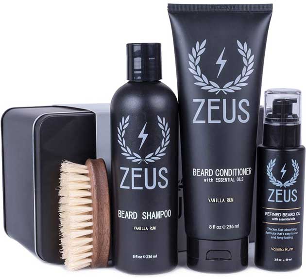100% Vegan Beard Grooming Set - ZEUS