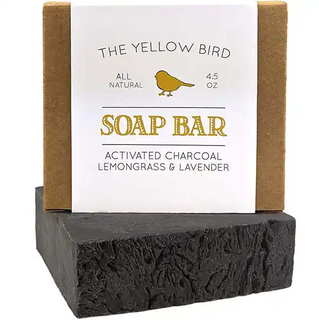 Activated Charcoal Soap Bar - The Yellow Bird