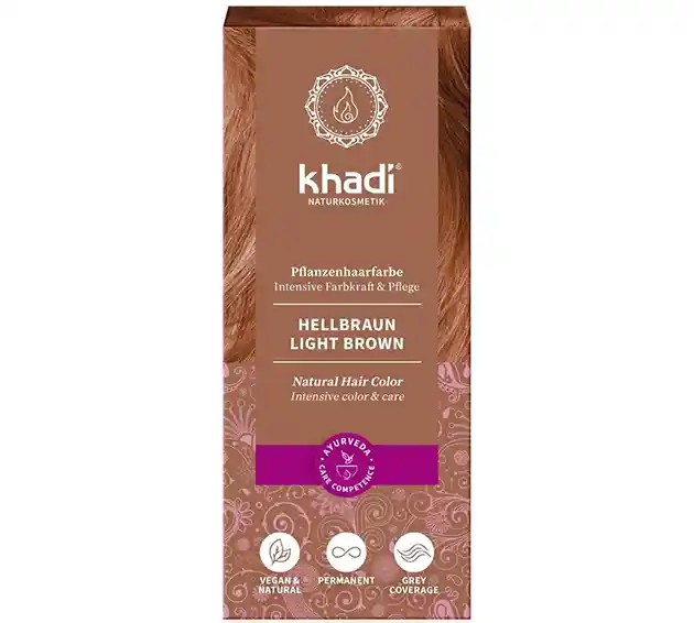 Herbal Hair Colour Light Brown - Khadi