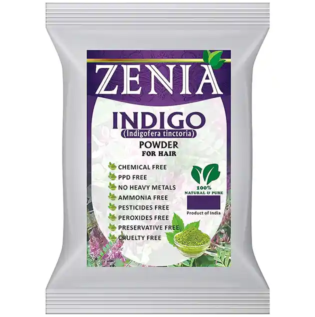 Natural Indigo Powder Hair Dye - Zenia