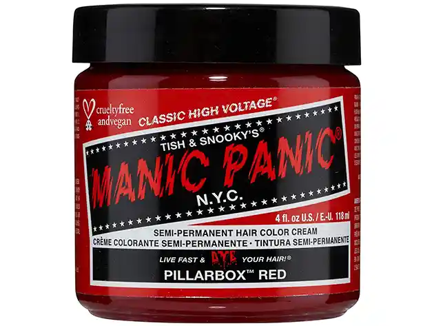Pillar Box Red Cream Hair Color - Manic Panic