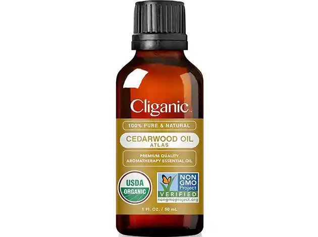 Organic Cedarwood Essential Oil - Cliganic