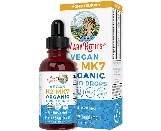 USDA Organic Vitamin K2 MCT Liquid Drops for Adults & Kids - Mary Ruth