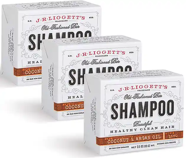 All-Natural Shampoo Bar, Virgin Coconut and Argan Oil - J·R·LIGGETT'S