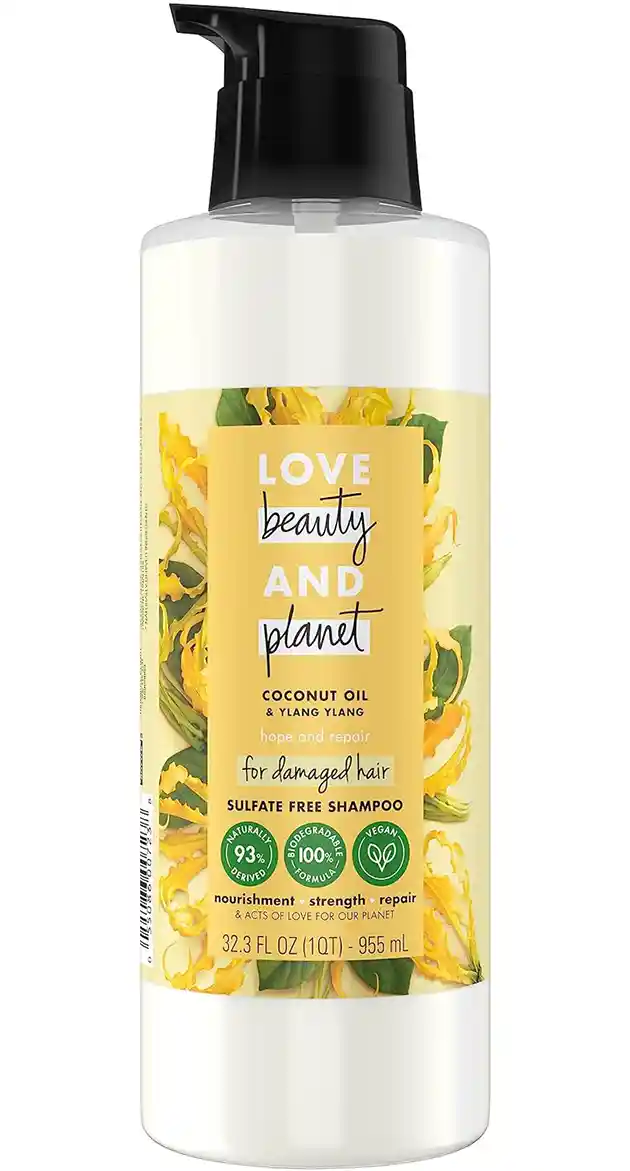Hope and Hair Repair Sulfate- Free Shampoo Coconut Oil & Ylang Ylang - Love Beauty and Planet