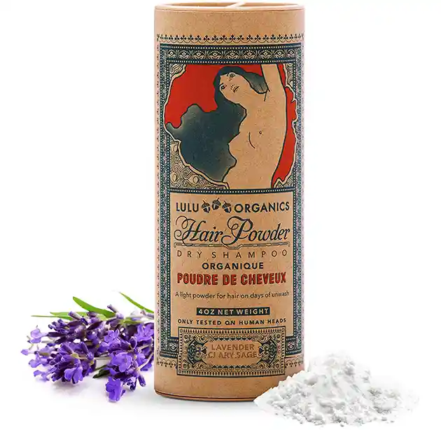 Lavender and Clary Sage Hair Dry Shampoo - Lulu Organics