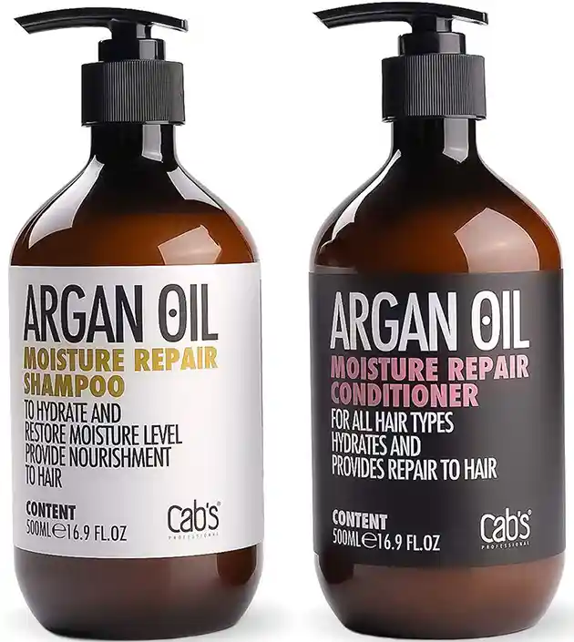 Moroccan Argan Oil Shampoo and Conditioner Set - Cab's