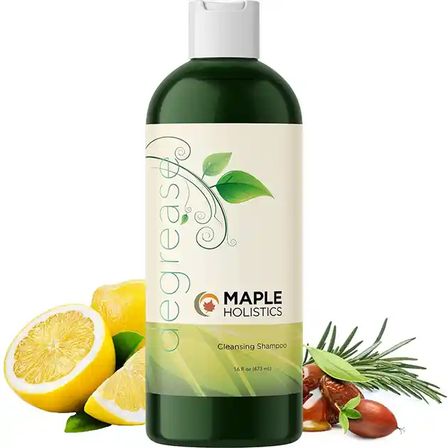 Oily Hair Shampoo for Greasy Hair - Clarifying Shampoo for Oily Hair and Dry Scalp Cleanser for Build Up - Maple Holistics