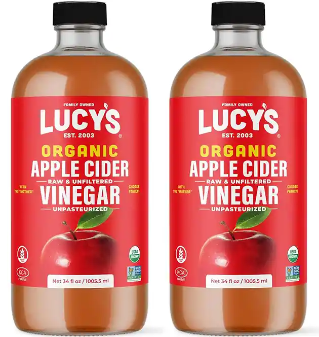 USDA Organic NonGMO Raw Apple Cider Vinegar - Lucy's Family Owned