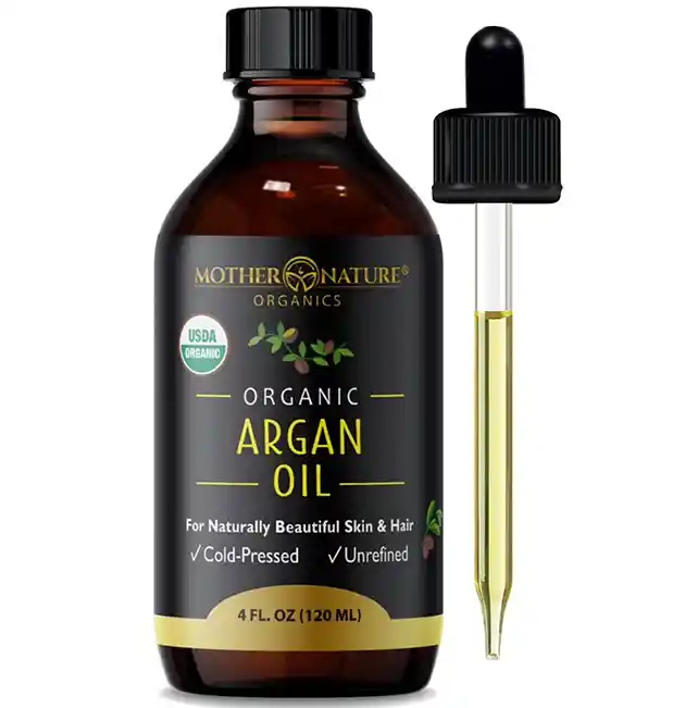 100% pure argan oil for hair - Mother Nature Organics